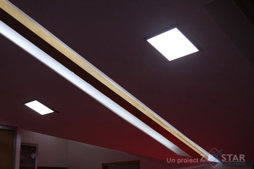 corp de iluminat ultraslim led panel pe tavan